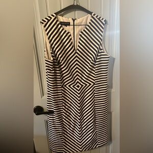 Jones New York Black & White Dress